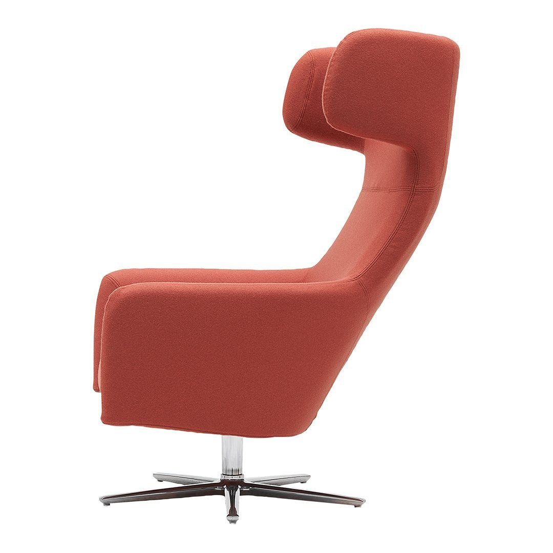 Luxury Havana Wing Chair with 360° Swivel Base - Perfect for Living Room, Bedroom, or Office Relaxation