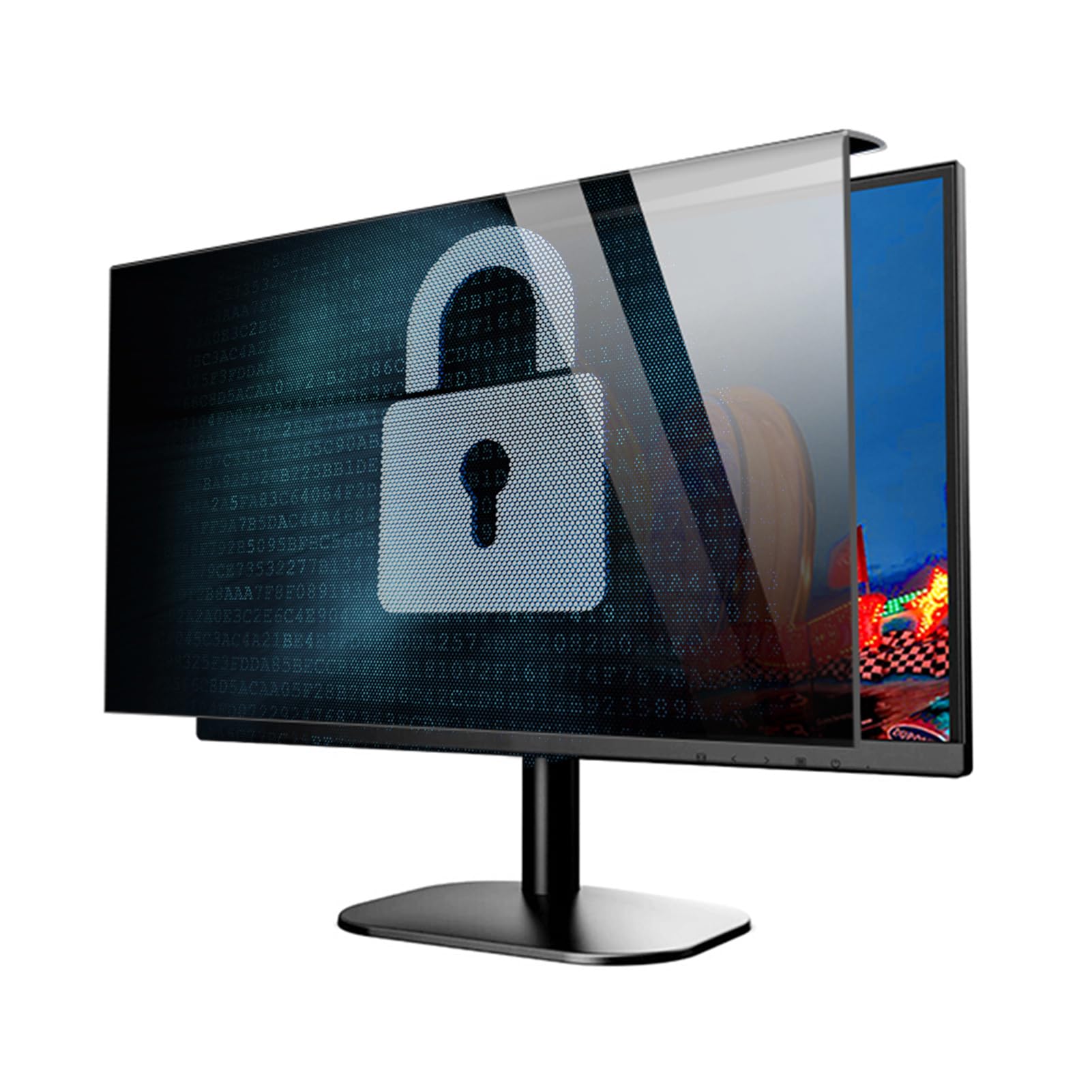 JCSKY 18-20 Inch Anti Glare Monitor Privacy Filter for Eye Protection - Perfect for Office & Home Use