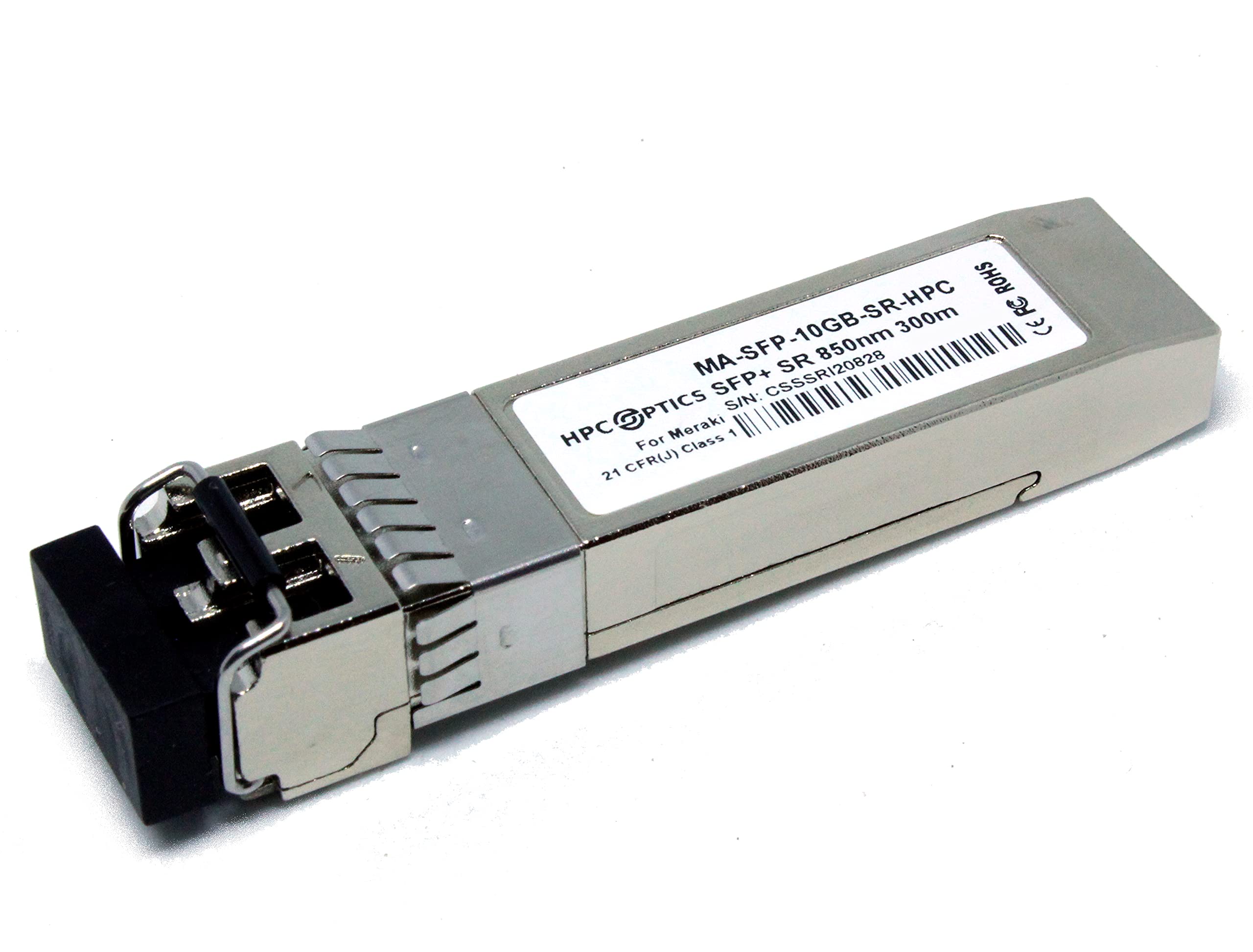 Compatible with Cisco Meraki MA-SFP-10GB-SR 10GBASE-SR SFP+ Transceiver | 10G SR Multimode Fiber 850nm | High-Performance Networking for Data Centers & Enterprise Networks