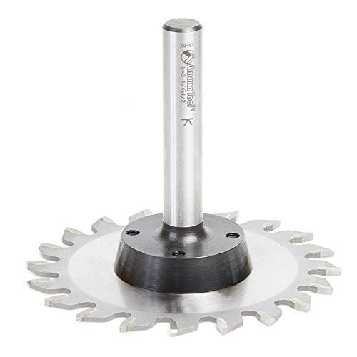 Amana Tool 48200 Carbide Tipped Plastic Trim Saw Blade with Arbor CNC System - 4
