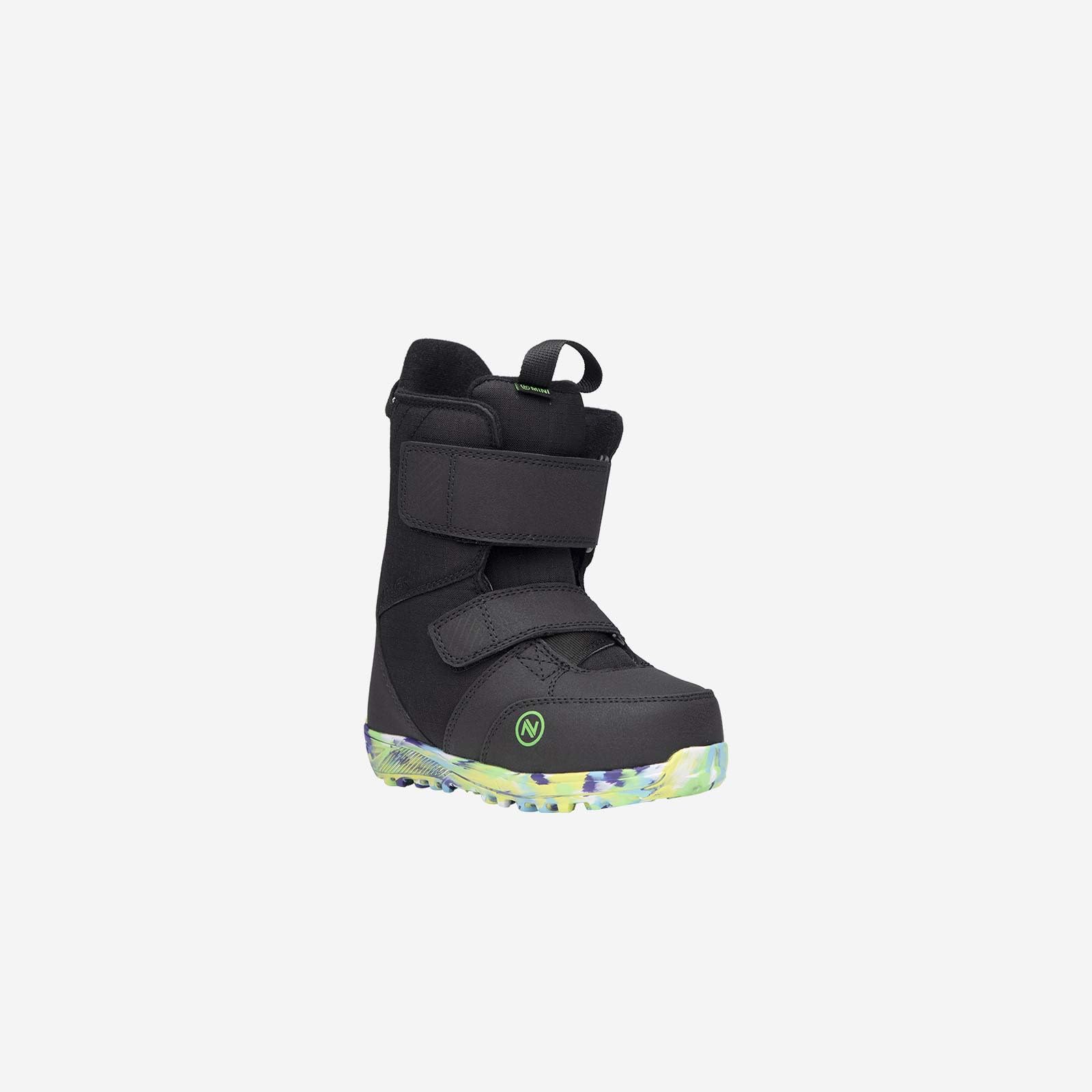 Nidecker Micron Mini Unisex Kids Snowboard Boots - Lightweight & Comfortable for Young Riders - Perfect for Beginner Snowboarding Lessons & Family Ski Trips