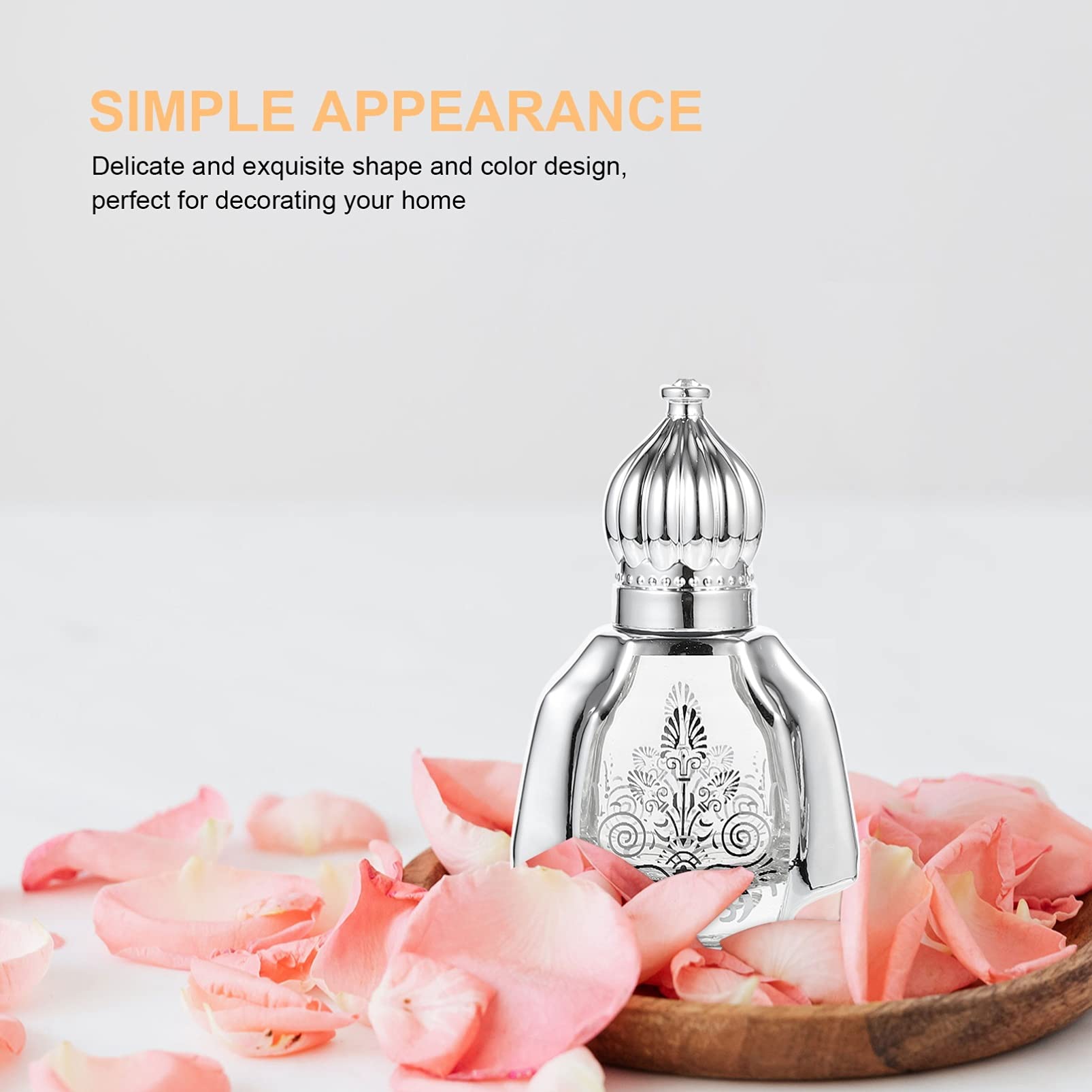 OSALADI 2-Pack 6ml Empty Glass Roller Bottles - Refillable Perfume & Essential Oil Containers for Travel, DIY Aromatherapy, Makeup & Cosmetic Liquids - Perfect for On-the-Go Fragrance Touch-Ups