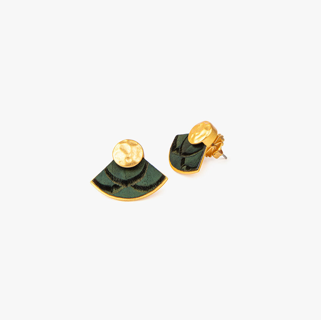 Cam Stud Earrings for Women - Minimalist Gold & Silver Hoop Earrings for Everyday Wear | Perfect for Work, Date Night & Casual Outfits