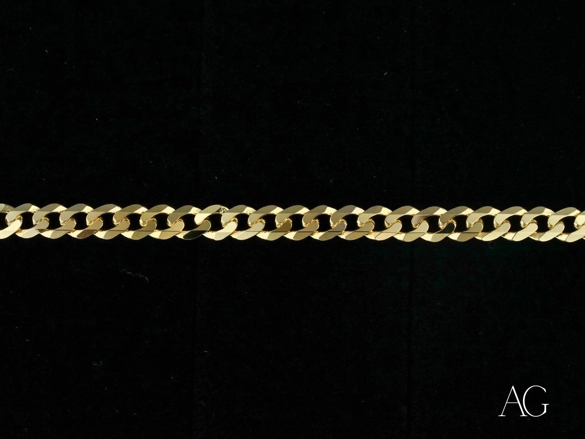 18K Solid Gold Cuban Link Bracelet for Men & Women - Timeless Elegance & Luxury Jewelry - Perfect for Gifts, Weddings, and Special Occasions