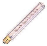 Dimmable Clear Tubular Exit Light Bulbs - 25 Pack Incandescent Bulbs for Emergency Lighting & Exit Signs
