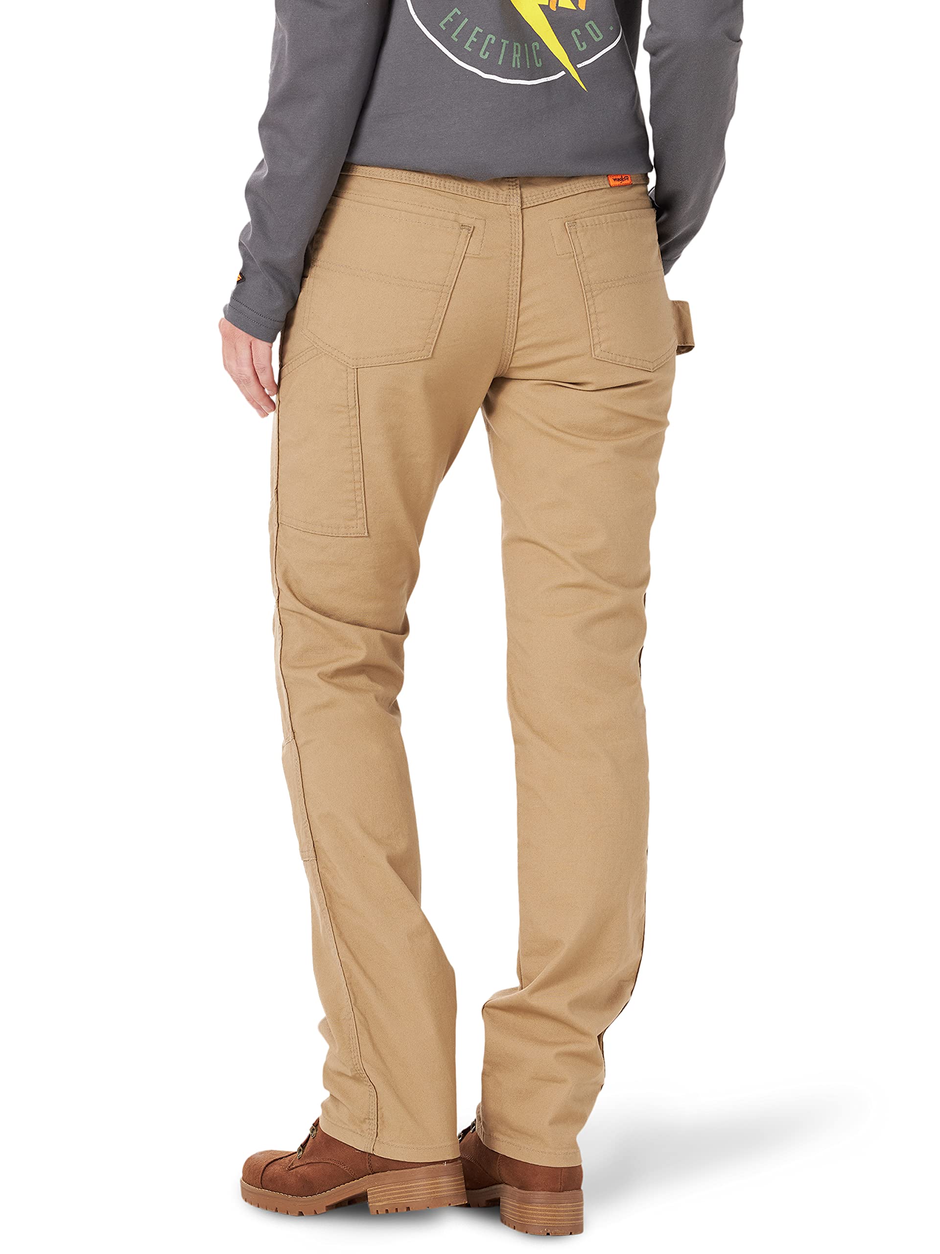 Wrangler Women's Flame Resistant Utility Work Pants - Durable & Comfortable for Construction, Oilfield & Industrial Safety Work