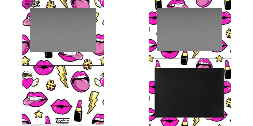 Custom Extra Large Magnetic Z Palette for Makeup Artists - Perfect for Organizing Eyeshadows, Blush & Cosmetics - Ideal for Travel & Professional Makeup Kits