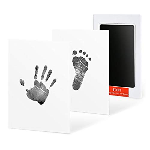 Safe Non-Toxic Baby Inkless Handprint Kit - Perfect Newborn Keepsake Gift for Parents