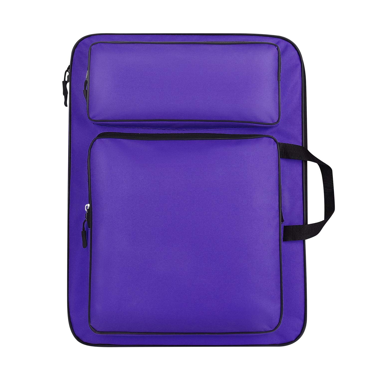 A3 Art Portfolio Carry Case - Adjustable Waterproof Artist Tote Bag with Zipper, Portable Drawing Board Storage for Sketching, Painting & School Projects - Perfect for Artists, Students & Professionals
