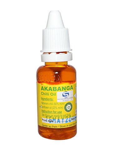 Akabanga Extra Hot Chilli Sauce - 20ml (0.67oz) Spicy African Pepper Sauce for Cooking, Grilling & Dipping | Perfect for Wings, Pizza & Tacos