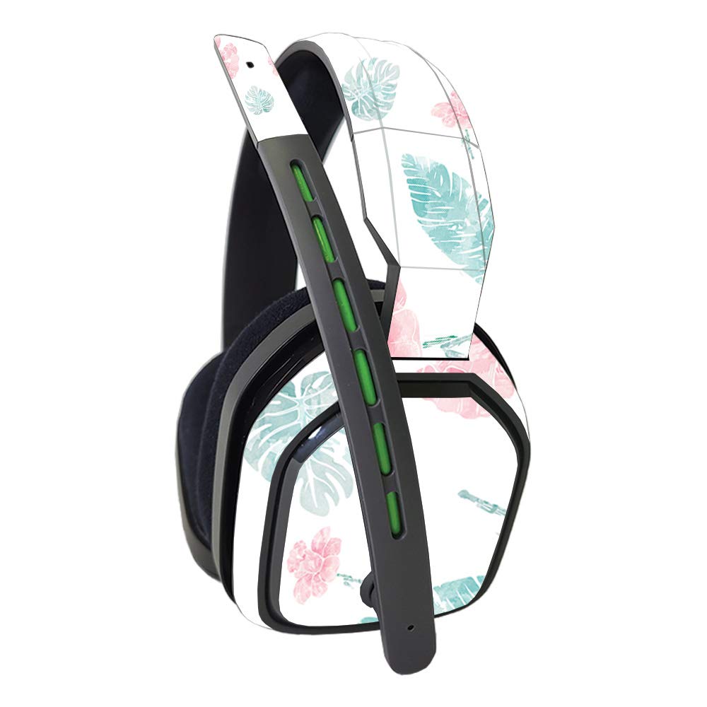 MightySkins Vinyl Decal Wrap Cover for Astro A10 Headset - Paper Flowers Design | Protective & Durable Skin | Easy to Apply & Remove | Made in USA | Perfect for Gaming, Streaming & Customizing Your Headset