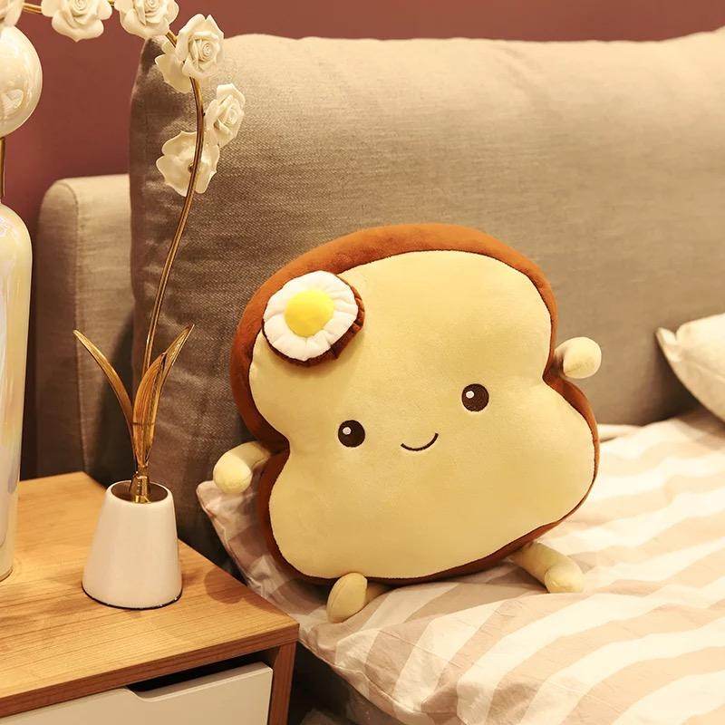 Lola The Loaf: Adorable Kawaii Bread Plush Toy - Perfect for Cute Home Decor, Anime Lover Gifts & Cozy Bedroom Snuggles