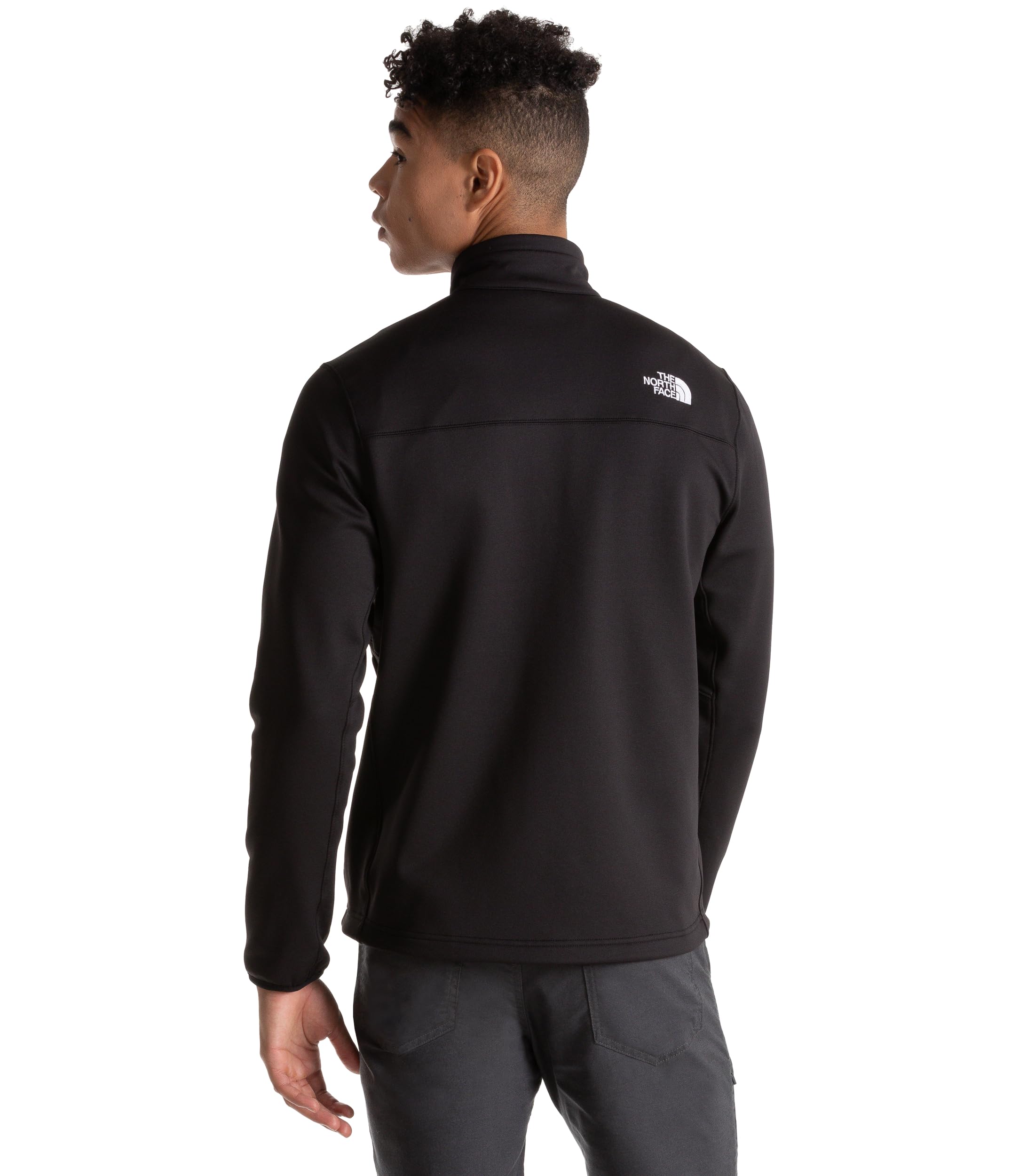 THE NORTH FACE Men's Full Zip Fleece Jacket - Lightweight, Warm & Comfortable for Hiking, Camping & Outdoor Activities