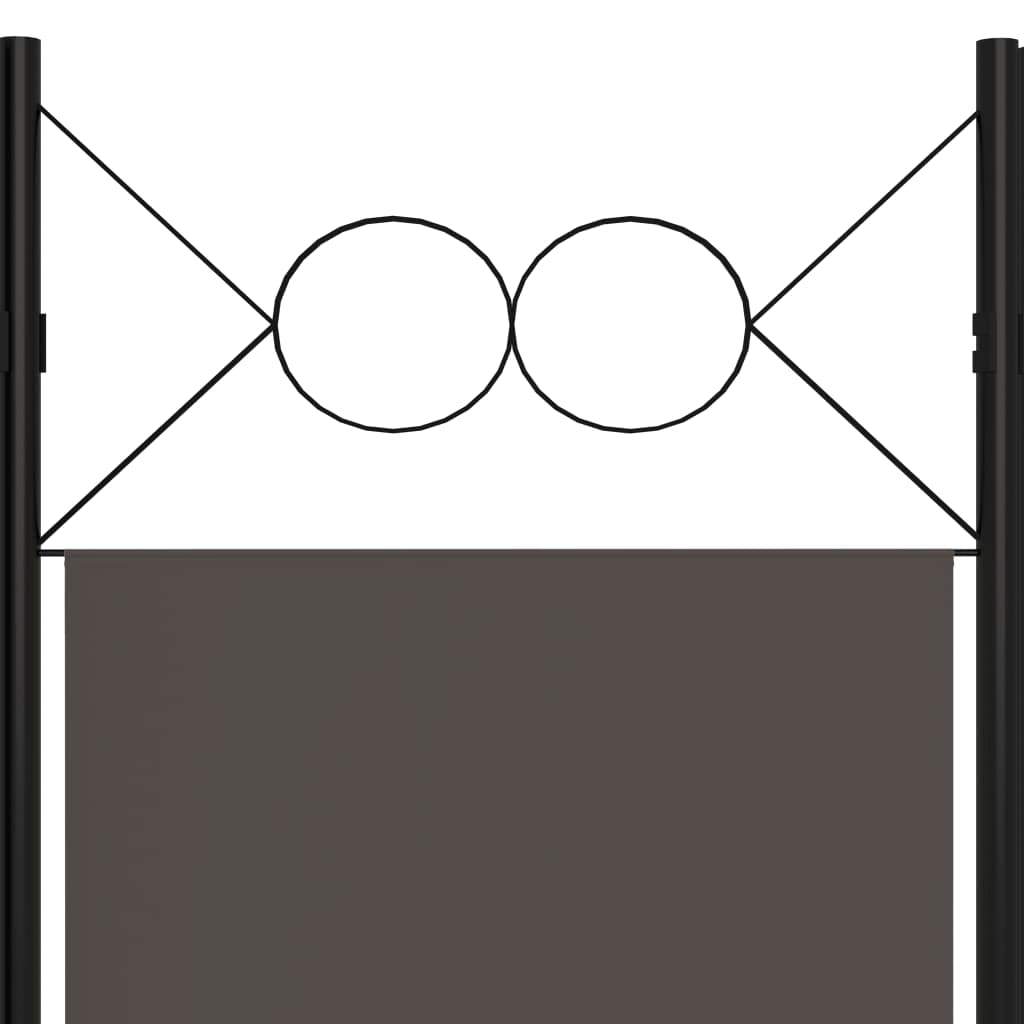 5-Panel Folding Room Divider Screen - 78.7