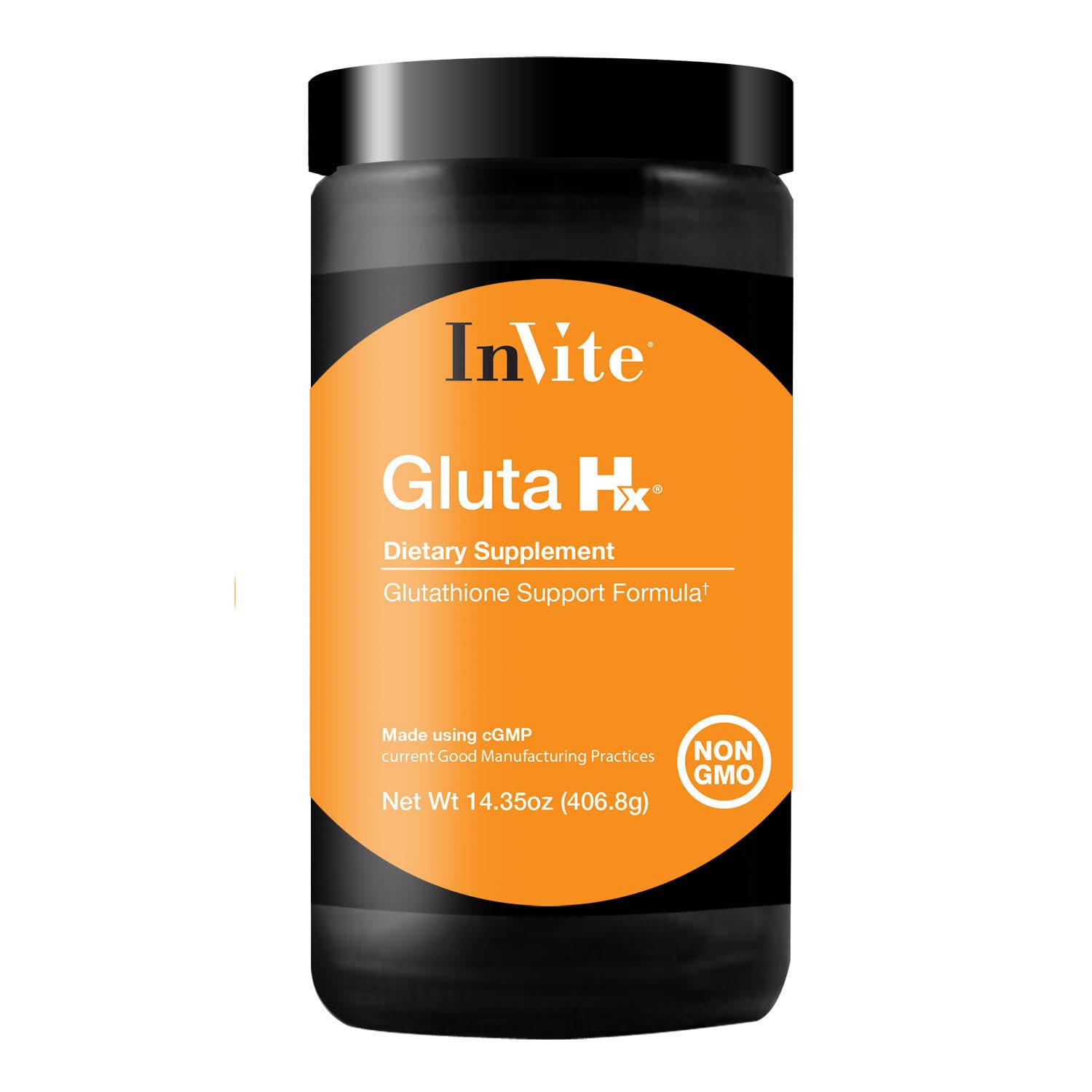 Invite Health Gluta Hx® - Liver Support Supplement with DMG, Vitamin C, Selenium & Antioxidants for Detox & Cellular Health - 30 Servings | Ideal for Daily Wellness Routine & Post-Workout Recovery