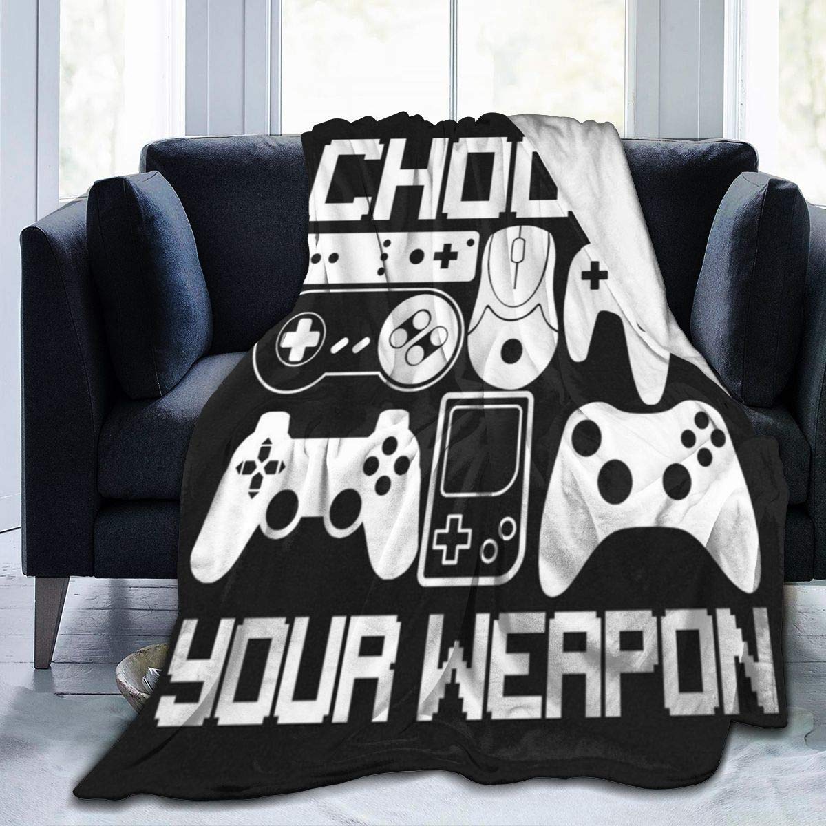 Your Weapon Gamer Ultra Soft Flannel Blanket 50