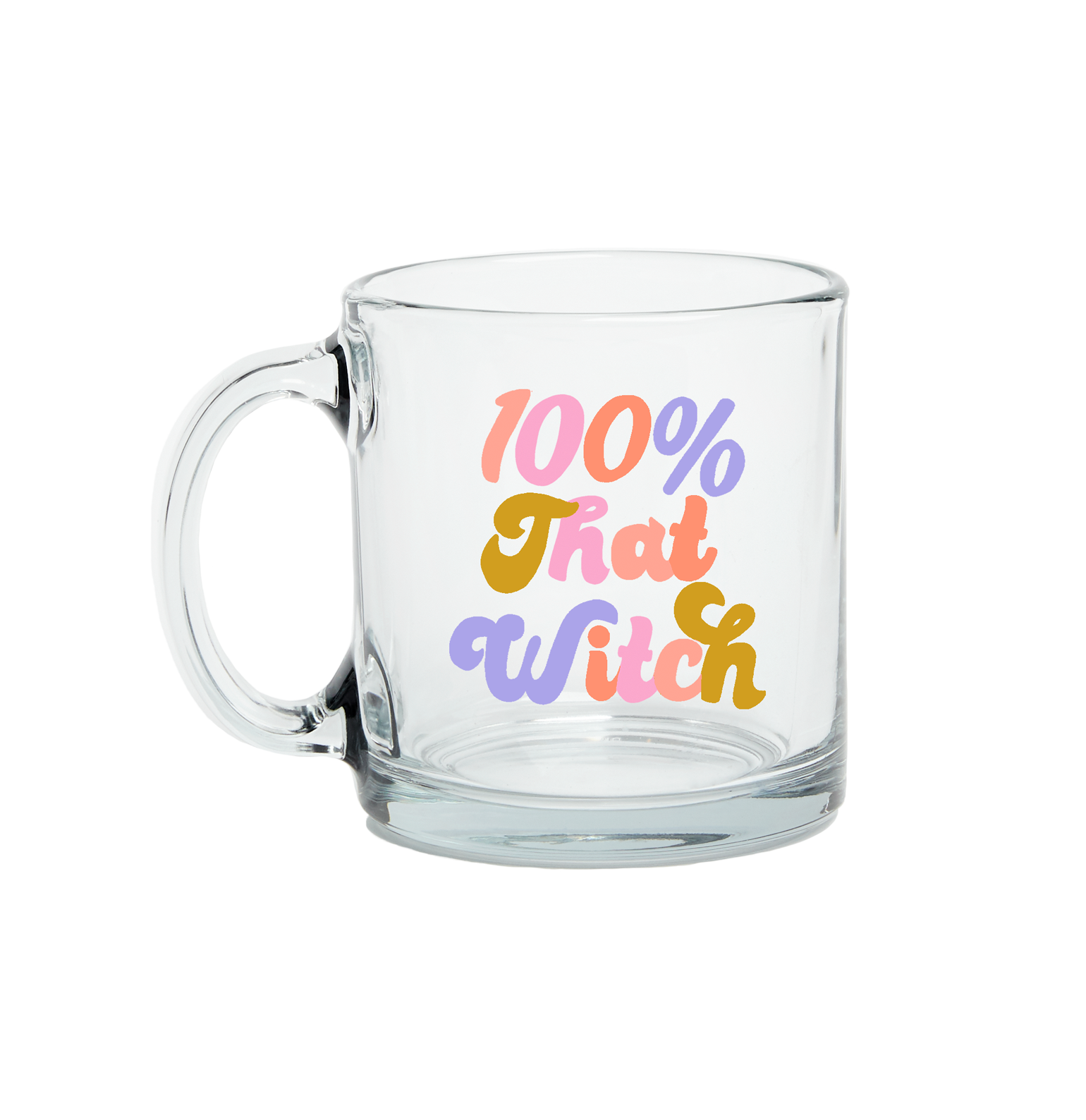 Halloween Clear Glass Mug - 16oz Spooky Ghost Design, Perfect for Hot & Cold Drinks - Ideal for Halloween Parties, Trick or Treat, and Themed Decorations