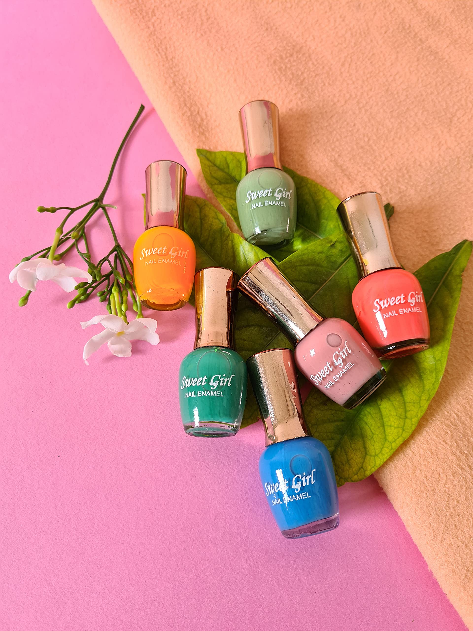 Sweet Girl Nail Polish - Long Lasting Glossy Finish Nail Lacquer (16ml) - Perfect for Parties, Weddings & Daily Manicures