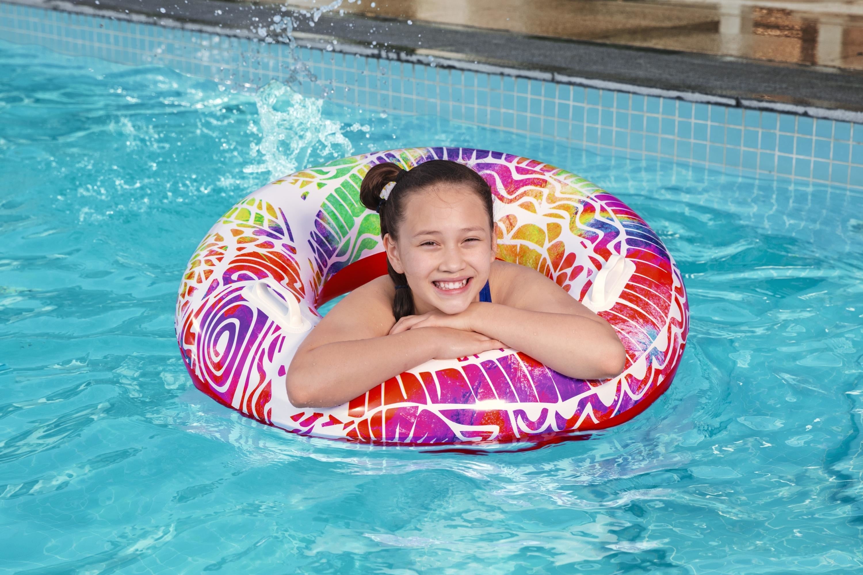 Bestway 36-Inch Summer Swim Ring - Inflatable Pool Float for Adults & Kids - Perfect for Beach, Pool Parties & Summer Fun