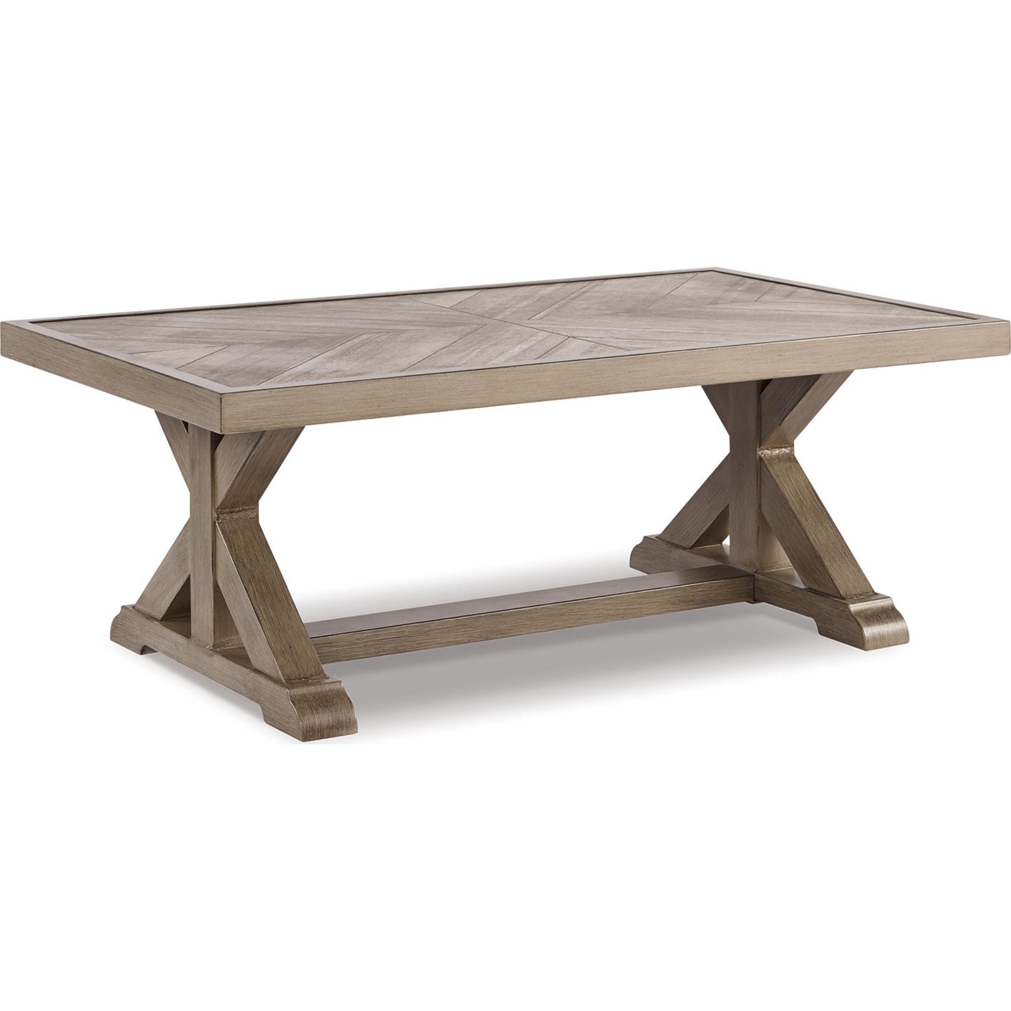 Beachcroft Outdoor Coffee Table - Weather-Resistant & Durable Patio Furniture for Garden, Poolside, and Backyard Relaxation