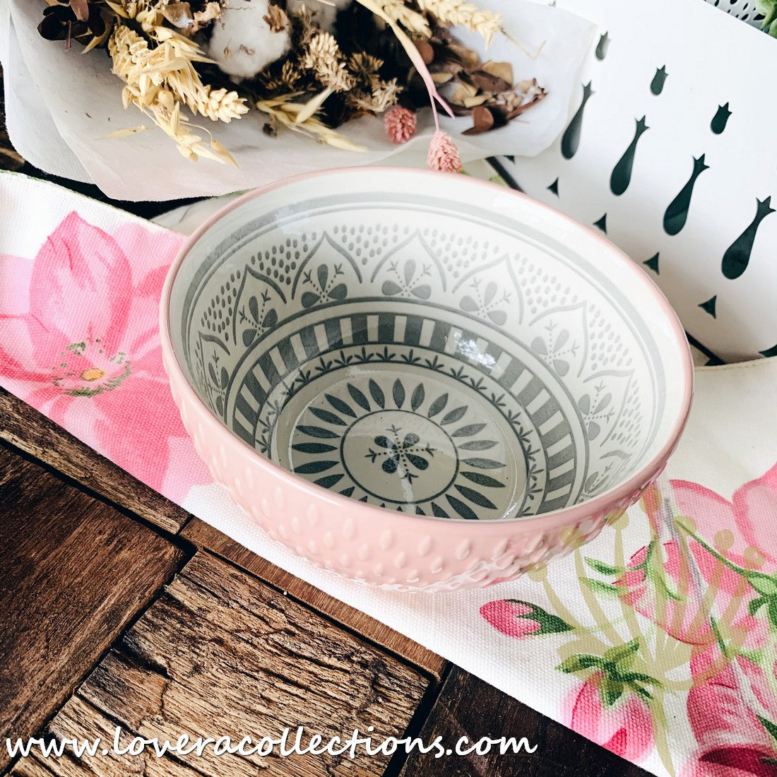 Bohemian Embossed Dinnerware Set - 50% Off + Buy 1 Get 1 Free - Perfect for Boho Chic Dining, Wedding Registry & Home Decor