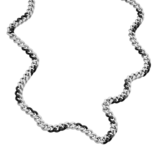 Silver/Black Chain
