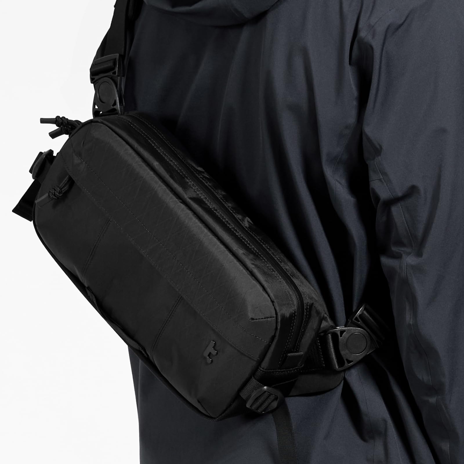tomtoc 5.5L X-Pac Sling Bag - Durable Water-Resistant Crossbody Chest Bag for Men | Perfect for Steam Deck OLED, ROG Ally X & 2024 iPad mini A17 Pro | Urban Techwear & Tactical Gear | Ideal for Travel, Commuting & Everyday Carry