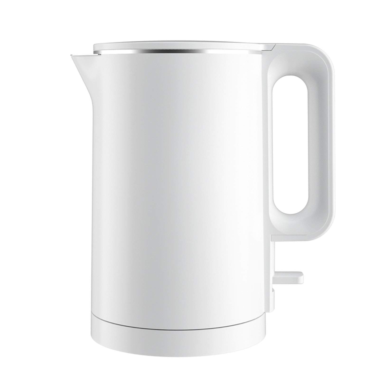 1.7L Fast Boiling Stainless Steel Electric Kettle - Smart & Energy Efficient for Home, Office, Dorm - White (Perfect for Tea, Coffee & Instant Meals)