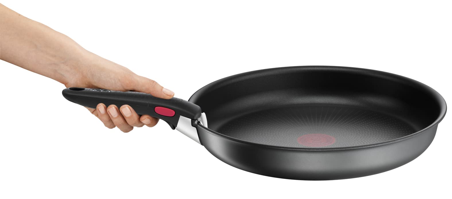 Tefal Ingenio Daily Chef 10-Piece Non-Stick Induction Cookware Set - 22cm & 26cm Frying Pans, 18cm & 20cm Saucepans, 24cm Sauté Pan with Hermetic Lids, Spatula & Removable Bakelite Handles - Perfect for Home Cooking, Meal Prep & Induction Stoves