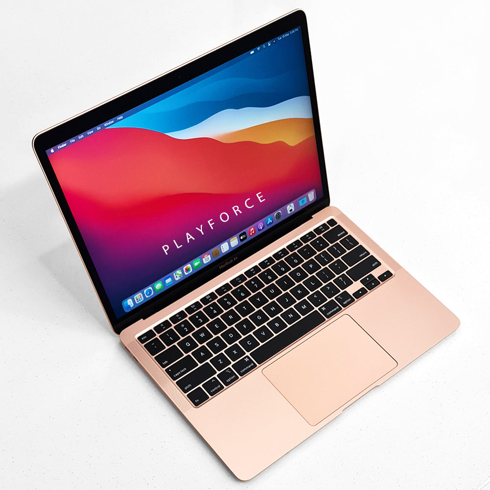 2020 Apple MacBook Air 13-inch Laptop - Intel Core i3, 8GB RAM, 256GB SSD Storage, Gold (Renewed) - Perfect for Students, Remote Work & Business Travel