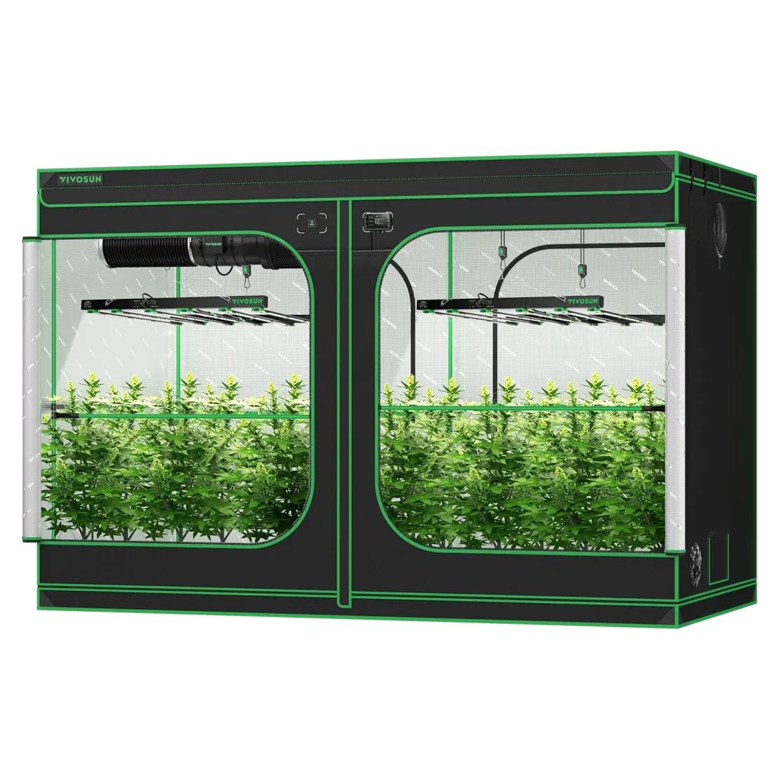 Vivosun Smart Grow Tent Kit Pro - 12 Plant G8 | 5' x 10' Hydroponic Indoor Grow System for Vegetables, Herbs & Flowers | Perfect for Home Gardening & Commercial Use