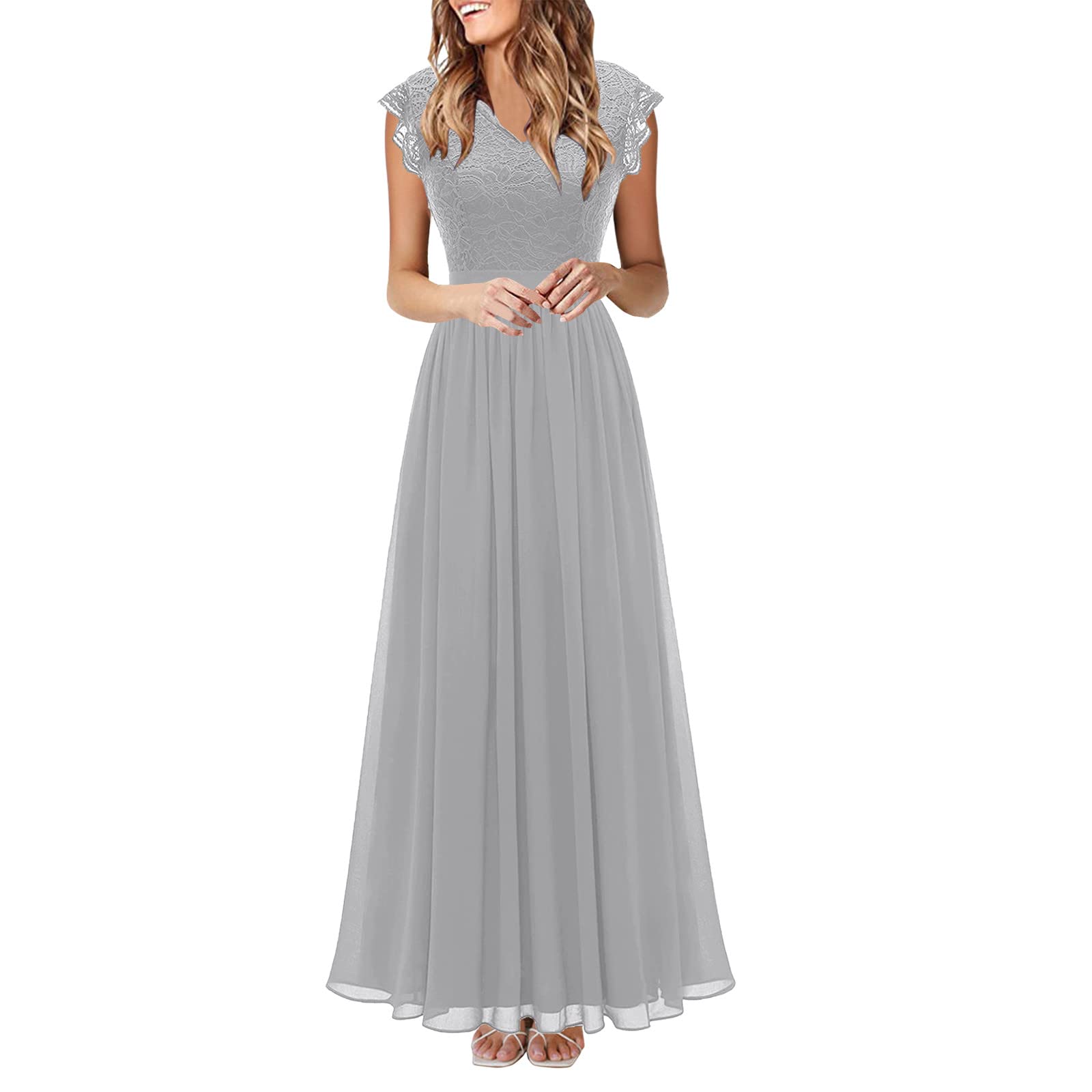 Sexy One Shoulder Ruffle Midi Dress for Women - Sleeveless Bodycon Party Dress with High Slit | Perfect for Night Out, Club, Date Night & Special Occasions