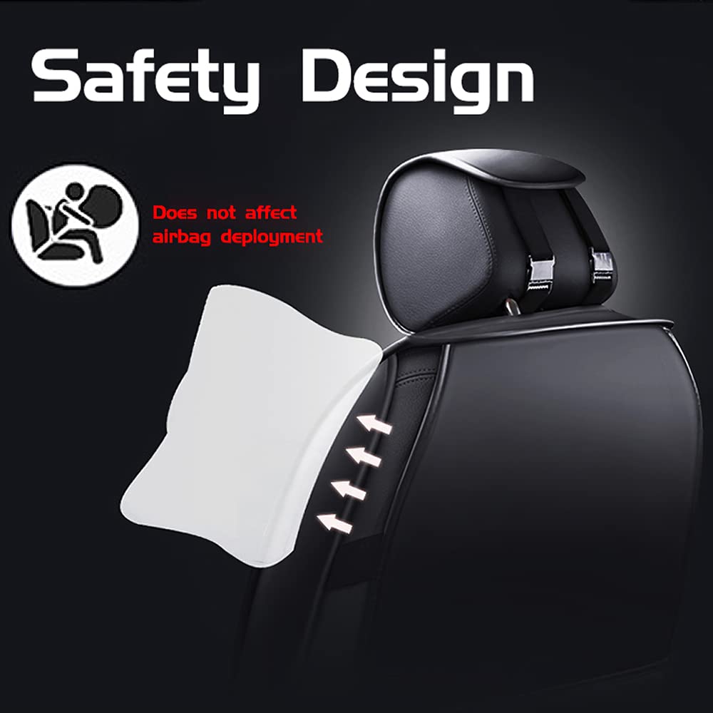 Premium Waterproof Leather Car Seat Cover for VW Arteon 2019-2022 - Durable, Breathable, Odor-Free Sport Seat Protector - Luxury Black Design for Comfort & Style - Perfect for Daily Commutes, Road Trips & Car Enthusiasts