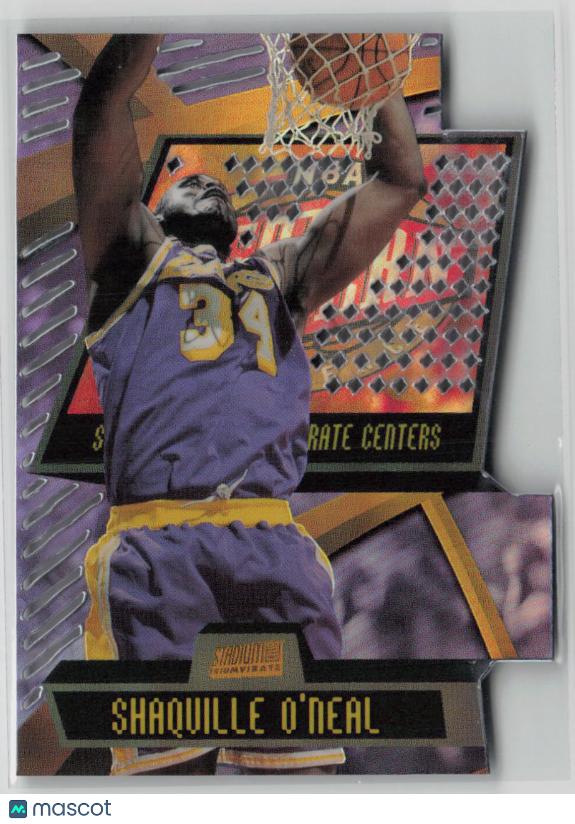 1996-97 Topps Stadium Club Luminescent Shaquille O'Neal #T94 Basketball Trading Card - Perfect for NBA Collectors, Sports Memorabilia Displays & Investment Collections