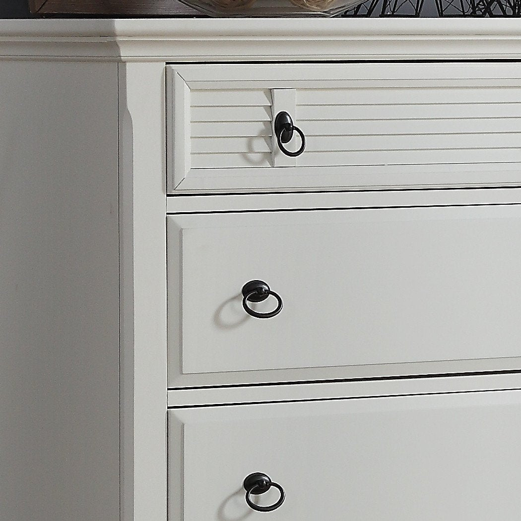 Regitina 016 White Nightstand - Modern Bedside Table with Drawer for Bedroom, Living Room & Office - Perfect for Storage, Decor & Small Spaces