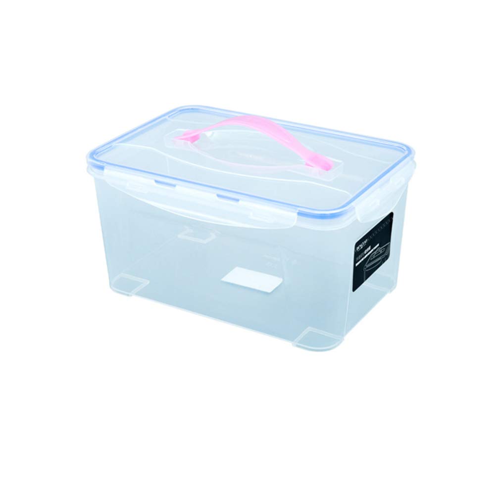 Hemoton Airtight Food Storage Containers with Handle - BPA Free Plastic Kitchen & Pantry Organizers for Sugar, Flour, Baking Supplies - Ideal for Home, Kitchen, and Meal Prep Organization