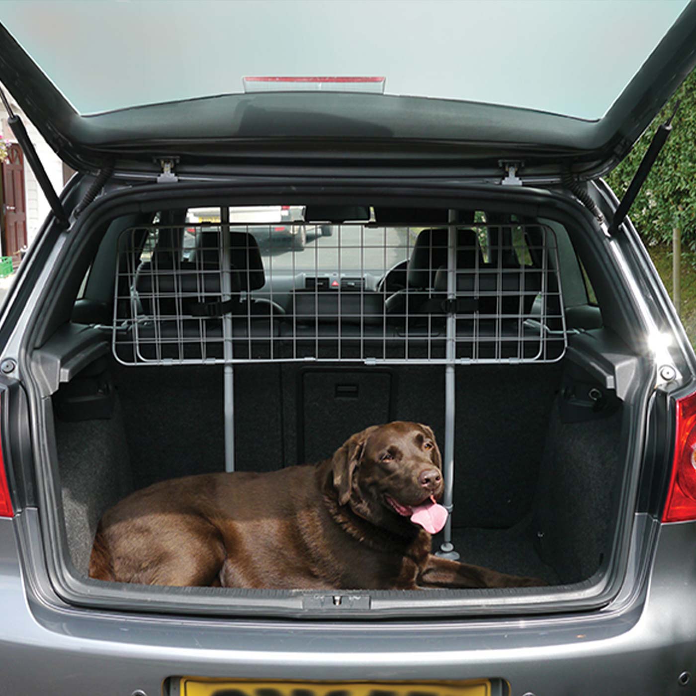 Premium Rosewood Dog Car Seat Protector - Durable Pet Car Guard for Backseat Protection, Scratch-Resistant & Waterproof - Ideal for SUVs, Sedans, and Travel with Pets
