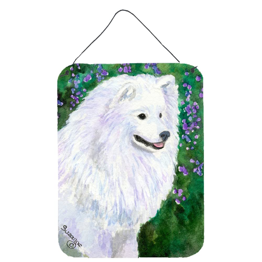 American Eskimo Dog Wall Decor - 12x16 Aluminum Metal Sign for Kitchen, Bar, Bathroom & Front Door - Multicolor Home Plaque | Perfect for Pet Lovers & Rustic Home Decor