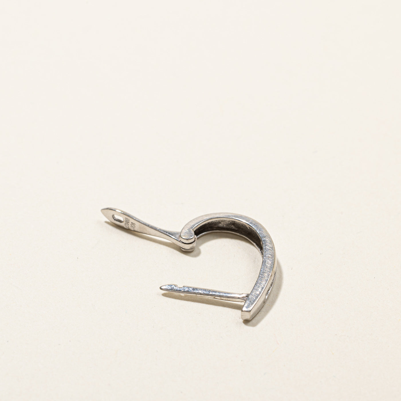 Channel Diamond Huggie Earrings | 0.06ctw Genuine Diamond Stud Earrings for Women | Perfect for Everyday Wear, Date Night & Special Occasions