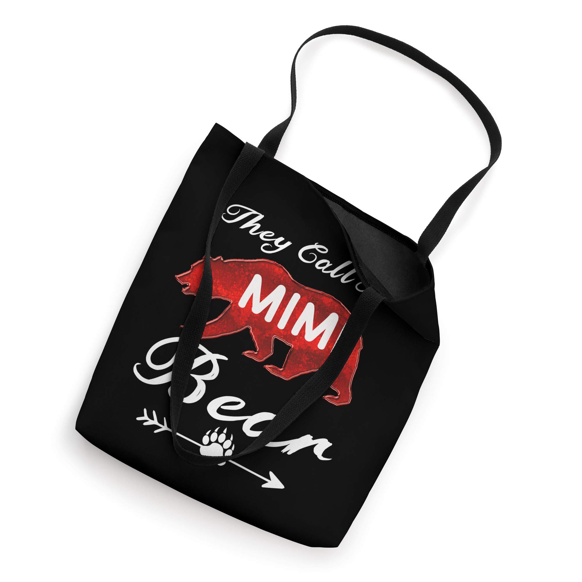 They Call Me Mimi Bear Tote Bags - Cute Canvas Tote Bag for Women, Perfect Mother's Day Gift, Durable & Stylish Shopping Bag for Work, Beach & Daily Use