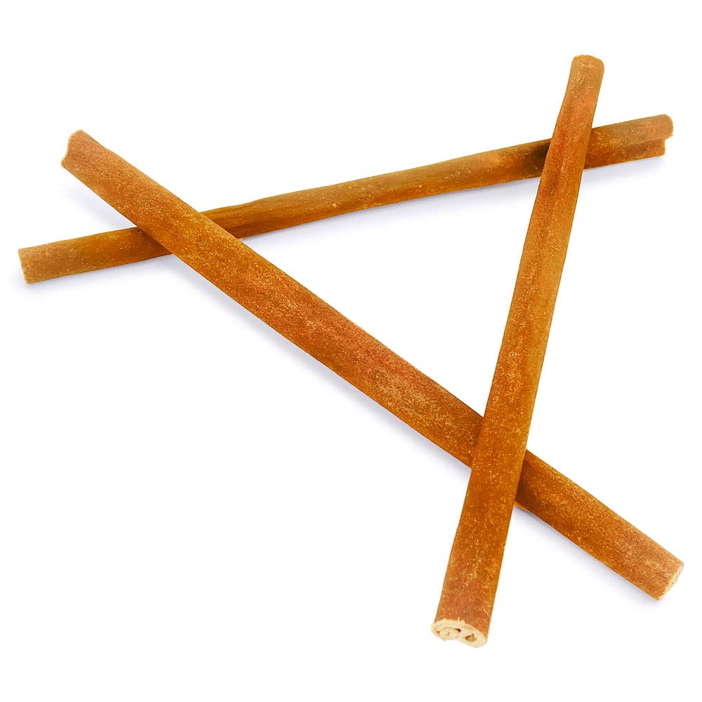 ValueBull USA Natural Collagen Sticks for Dogs - Healthy Bully Sticks & Rawhide Alternative (7-12 Inch, 2 Pound) | Single Ingredient, Long-Lasting Dog Chews for Hip & Joint Support, Skin & Coat Health | Perfect for Training, Teething & Dental Care