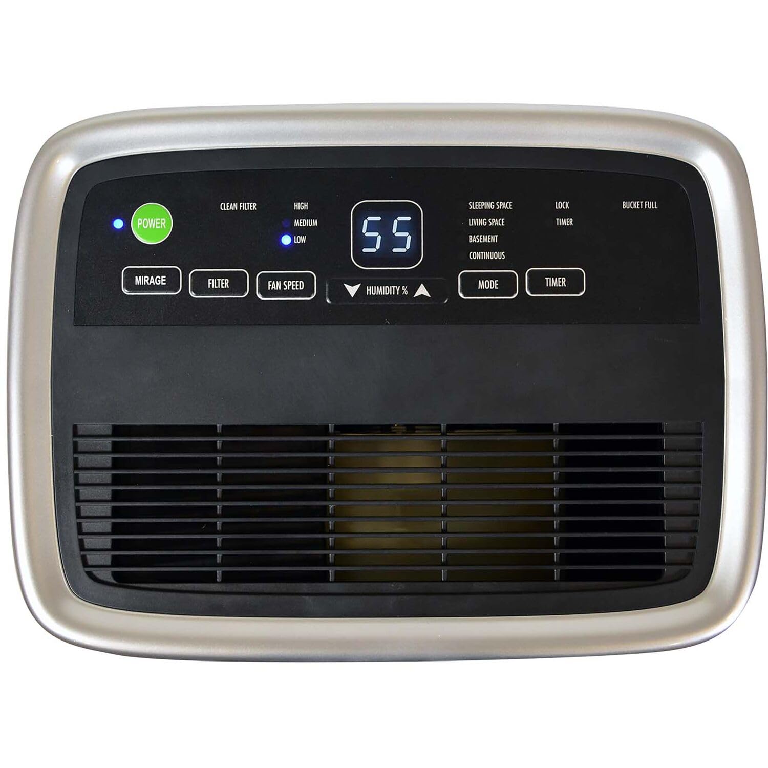 Soleus AC Energy Star 25-Pint Portable Dehumidifier with Auto-Shutoff & Timer - White Home Dehumidifier for Basement, Garage, Living Room | Reduce Humidity & Prevent Mold Growth in Damp Spaces
