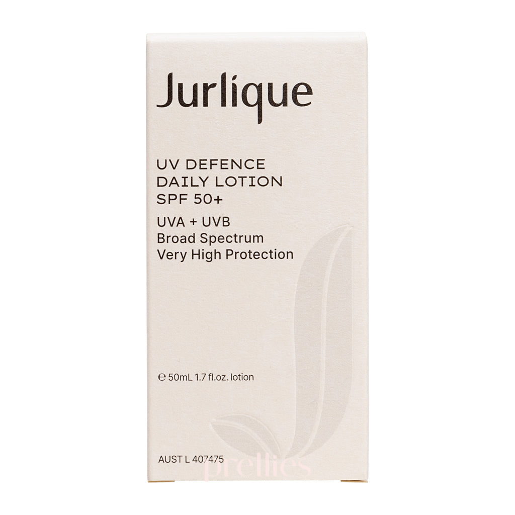 Jurlique UV Defence Lotion SPF50 PA++++ 50ml | Broad Spectrum Sunscreen for Face & Body | Daily Moisturizer with Natural Ingredients | Perfect for Outdoor Activities & Beach Days