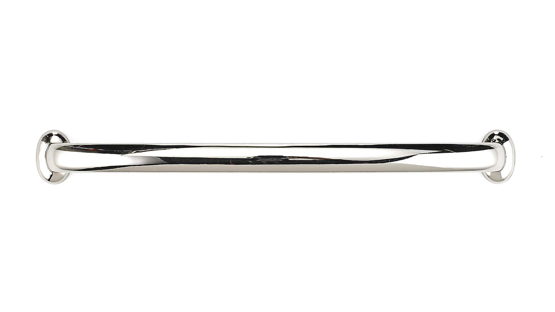 Richelieu Hardware 51278192180 Dorval Collection 7 9/16-inch (192mm) Polished Nickel Cabinet Drawer Pull Handle - Traditional Style for Kitchen Cabinets, Bathroom Vanity & Furniture Drawers - Durable & Stylish Hardware Upgrade