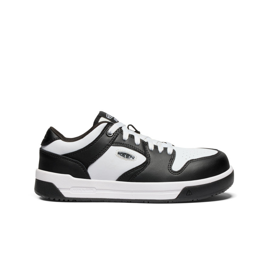 Women's Overton Carbon Toe Work Shoes - Star White/Black - Slip Resistant & Comfortable for Nurses, Waitresses & Healthcare Professionals