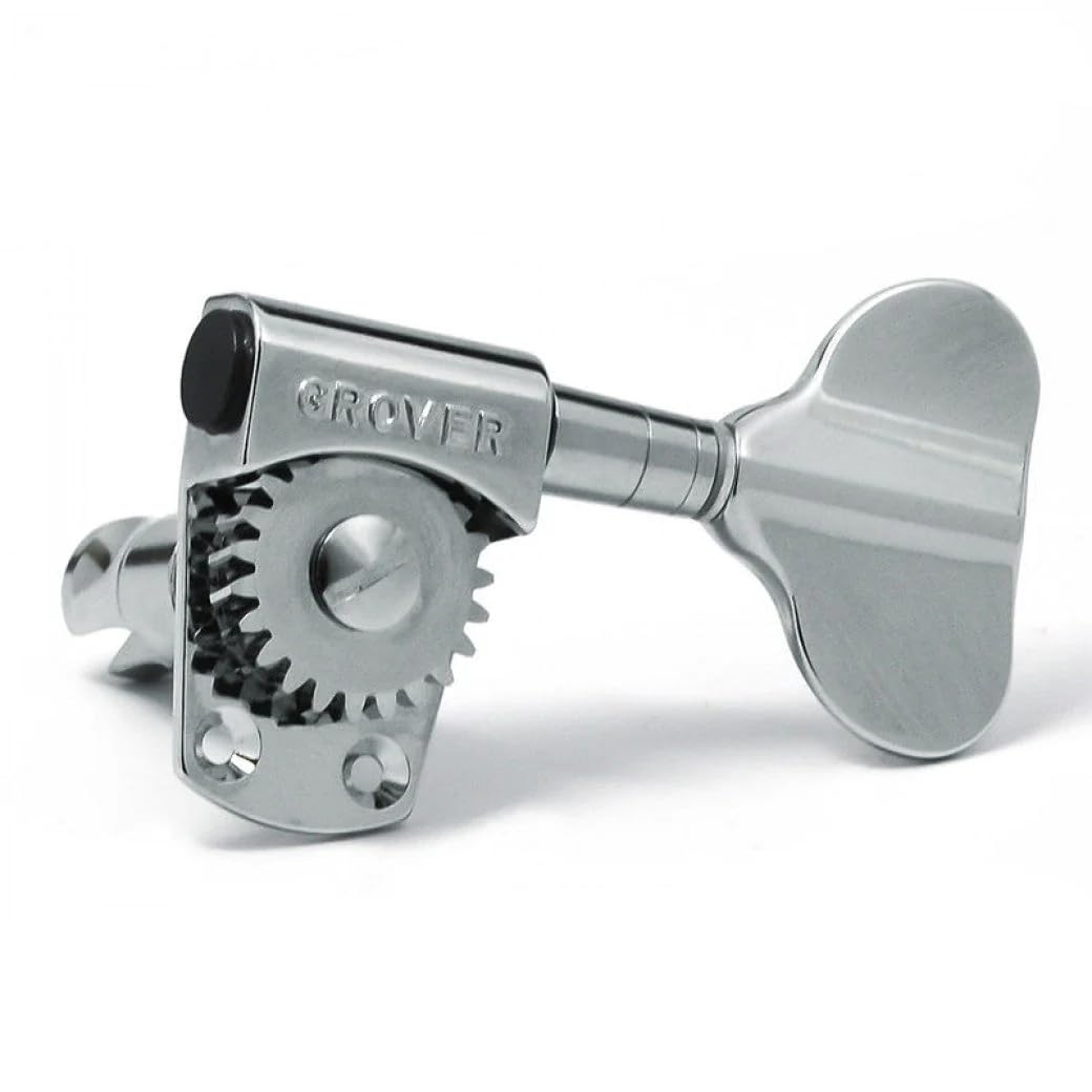Grover 145C Bass Machine Head - High-Quality Bass Guitar Tuners for Precision Tuning | Perfect for Professional Musicians & Studio Recording
