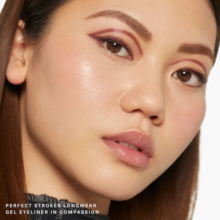 Rare Beauty Perfect Strokes™ Longwear Waterproof Gel Eyeliner - Smudge-Proof Precision Liquid Liner for All-Day Wear | Perfect for Winged Liner & Makeup Looks