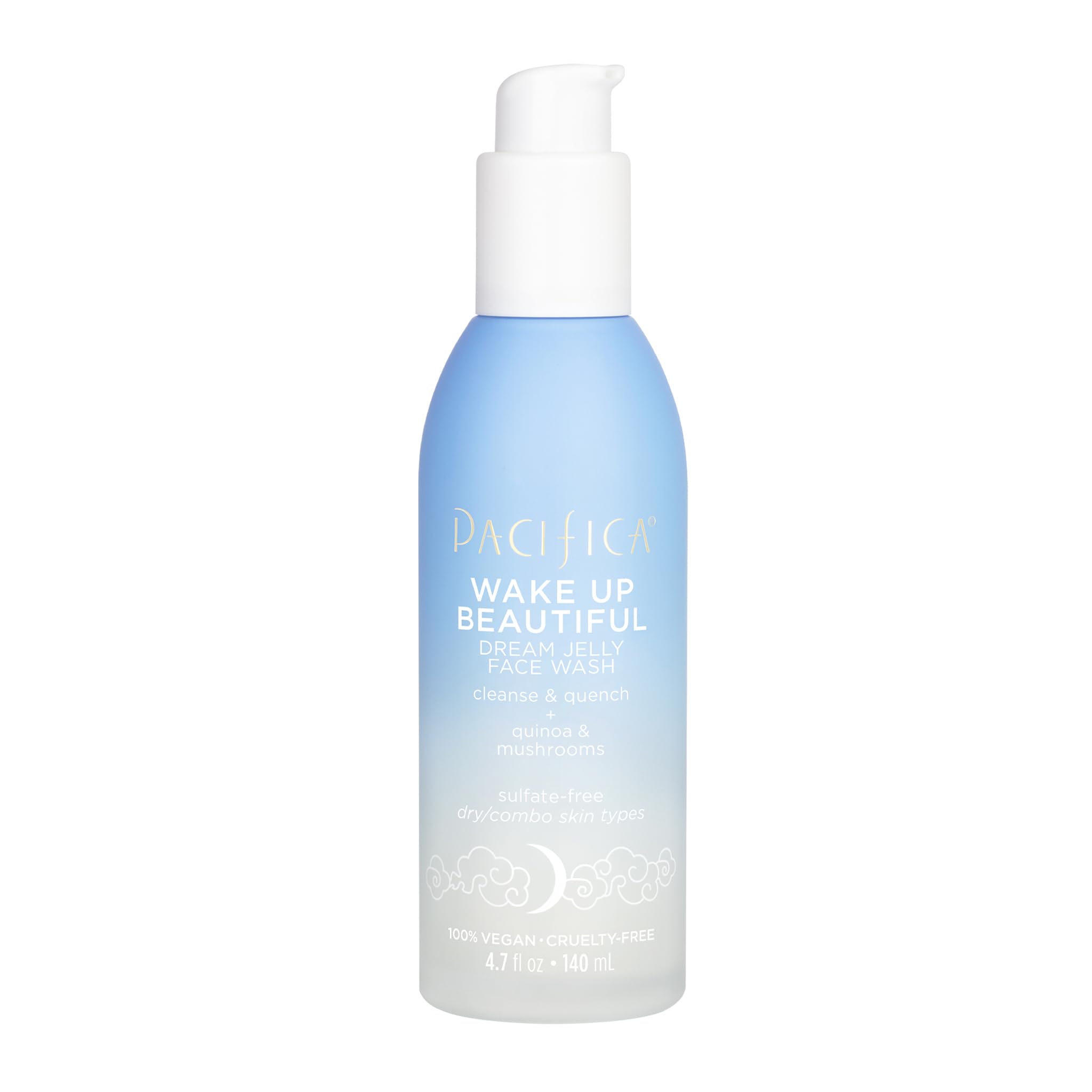 Pacifica Wake Up Beautiful Dream Jelly Face Wash for Women - 4.7 oz Hydrating Cleanser with Natural Ingredients - Gentle Daily Facial Wash for Glowing Skin - Perfect for Morning & Night Skincare Routine