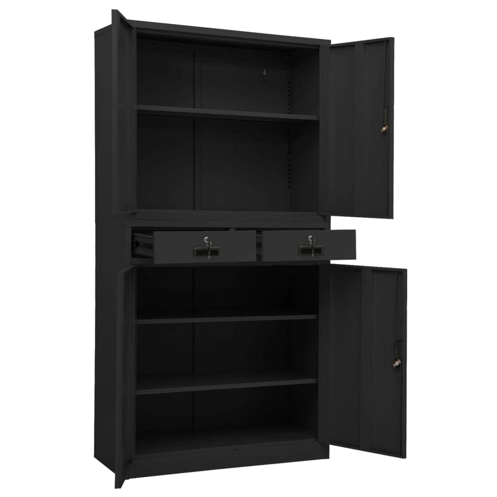 Steel File Cabinet with Lock - 35.4
