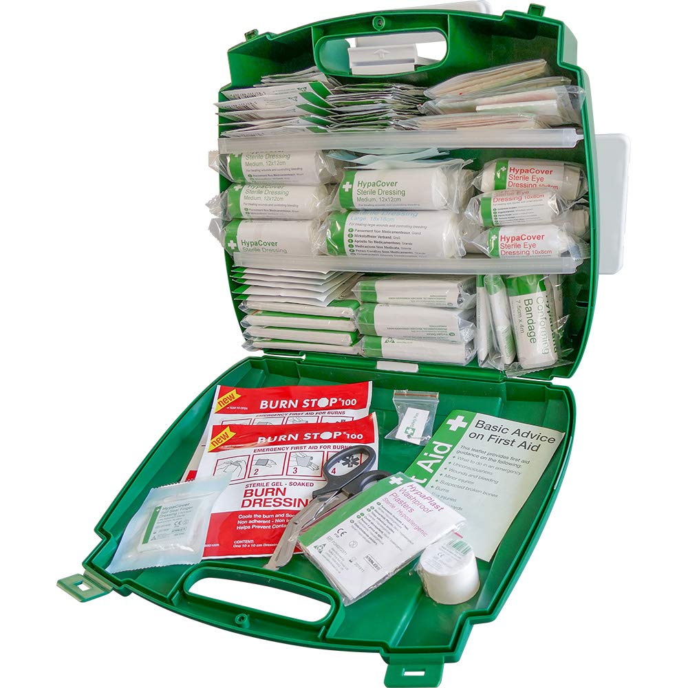 Safety First Aid Kit - Large Workplace First Aid Station with 326 Pieces for Emergency & OSHA Compliance | Ideal for Offices, Factories, Construction Sites & Schools